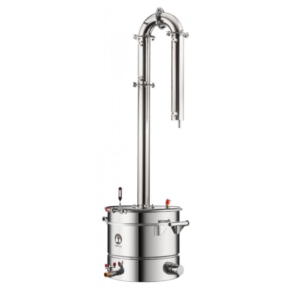 Дистиллятор Смакуй Профи на открытом кубе 23 л