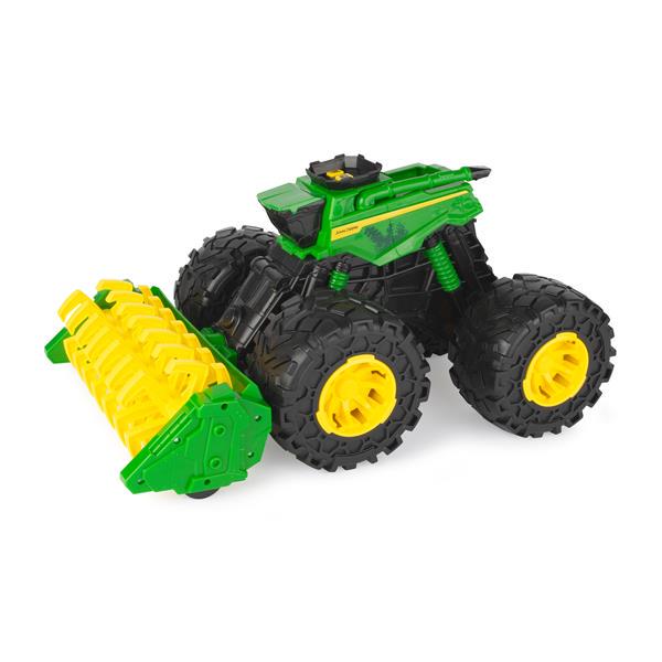 Игрушечный комбайн John Deere Kids Monster Treads с молотилкой и большими колесами (47329)