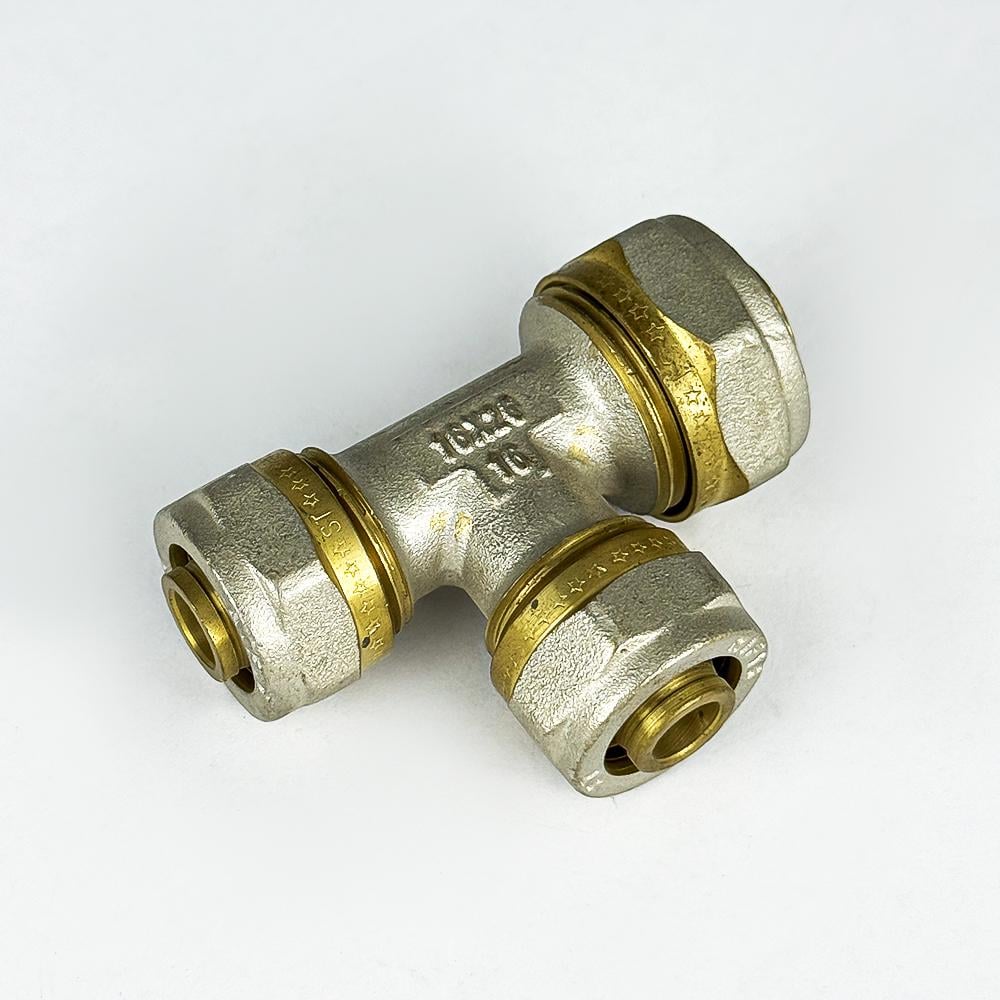 Трійник прохідний SANTAN з проточкою 20х16х16 (25617484) - фото 2 Трійник прохідний SANTAN з проточкою 20х16х16 (25617484) - фото 2