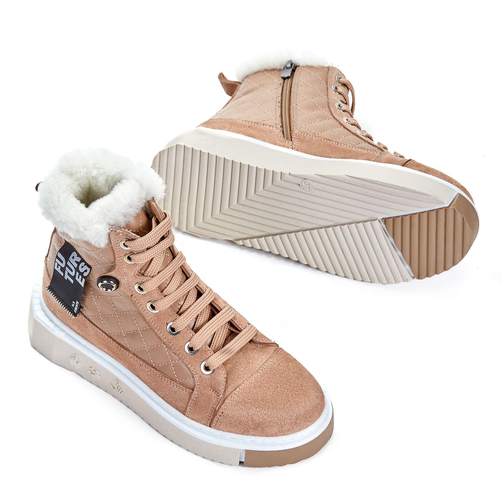 Ботинки Evromoda 01013 р. 37 Бежевый (11496927) - фото 4 Ботинки Evromoda 01013 р. 37 Бежевый (11496927) - фото 4