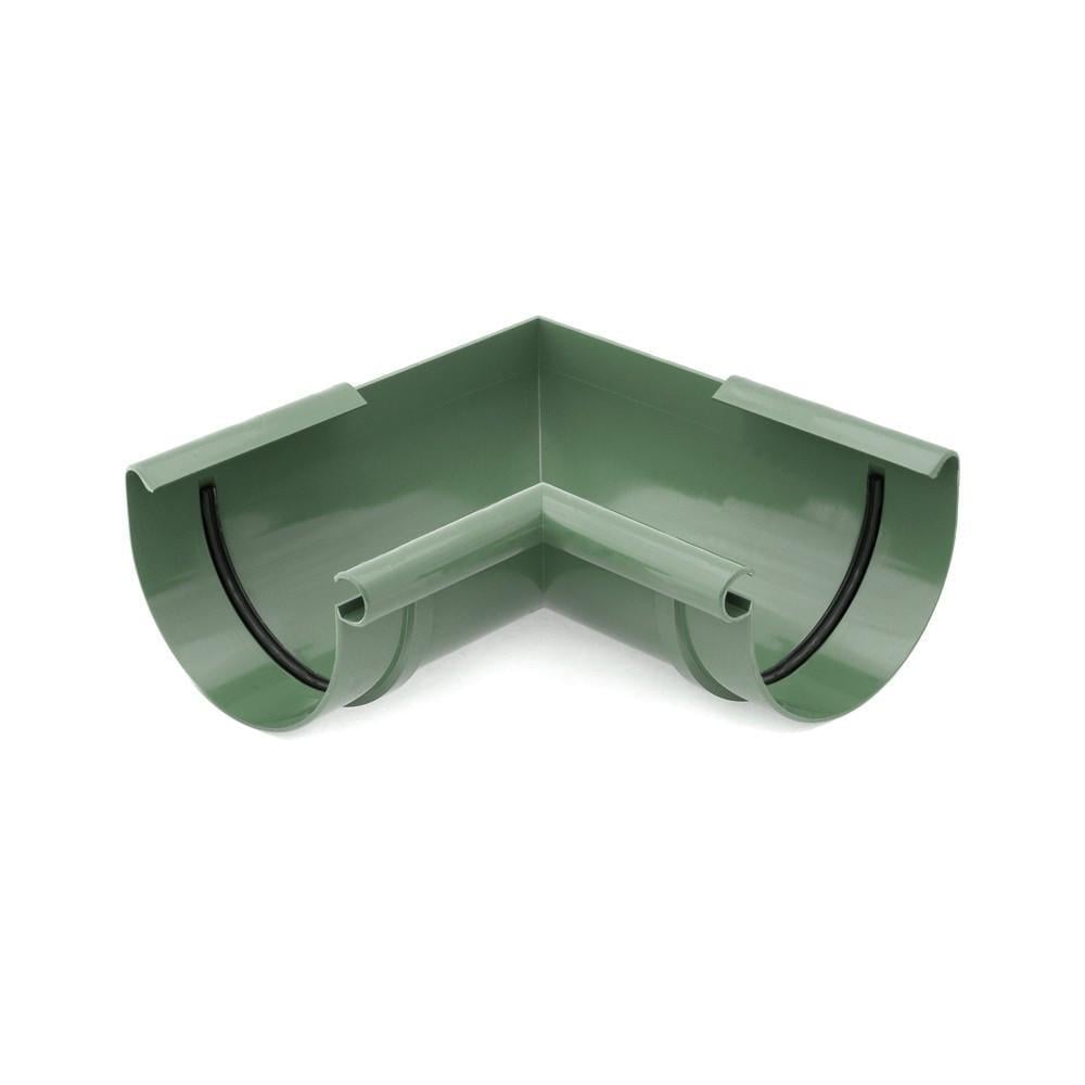 Кут ринви BRYZA внутрішний 90° 125 мм Зелений (6020)