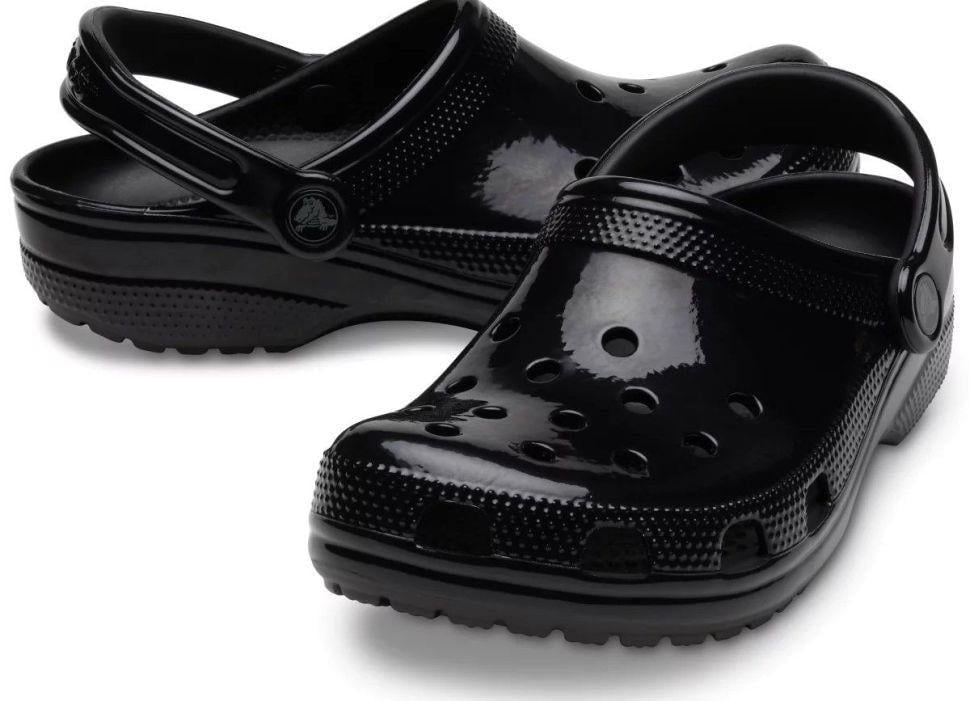 Крокси жіночі Crocs Classic High Shine Clog р. 46-47 Чорний (25720) Крокси жіночі Crocs Classic High Shine Clog р. 46-47 Чорний (25720)
