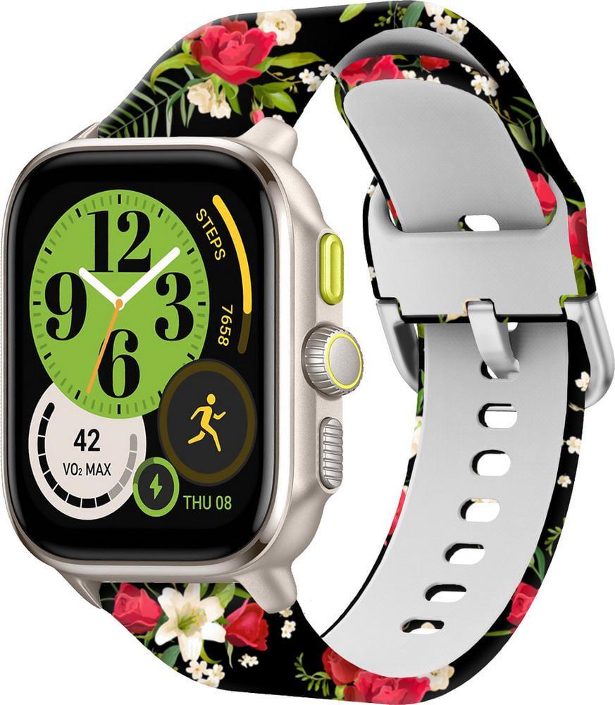Ремінець Colorful для Amazfit Cheetah Square Rose Black (38517) Ремінець Colorful для Amazfit Cheetah Square Rose Black (38517)