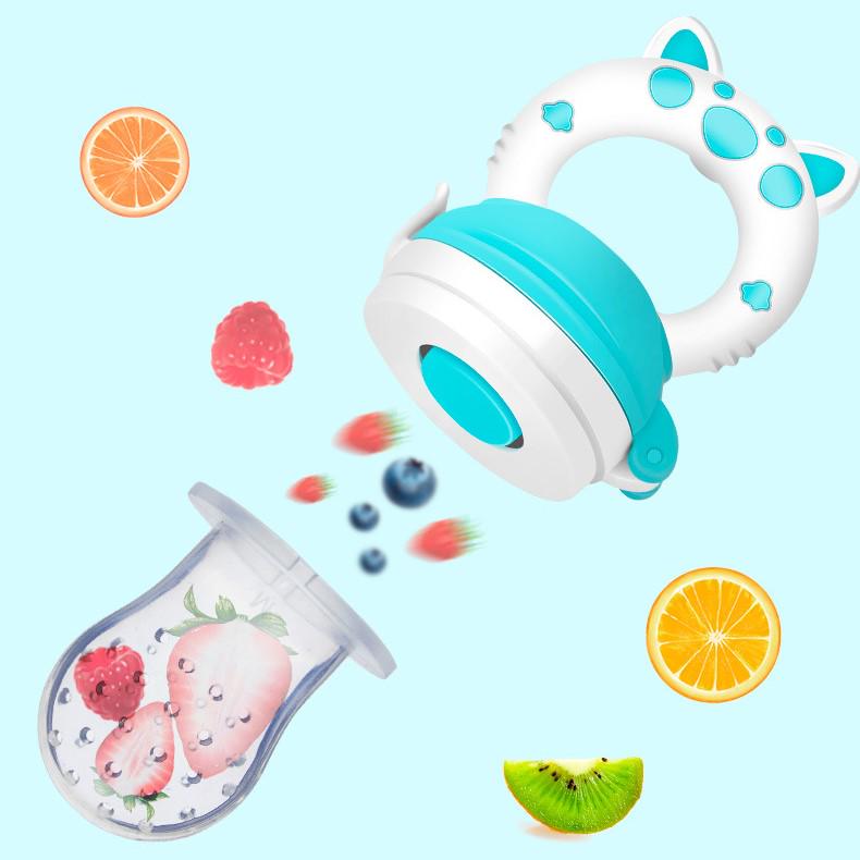 Ниблер с силиконовой сеточкой Свинка Желтый (1062387) - фото 3