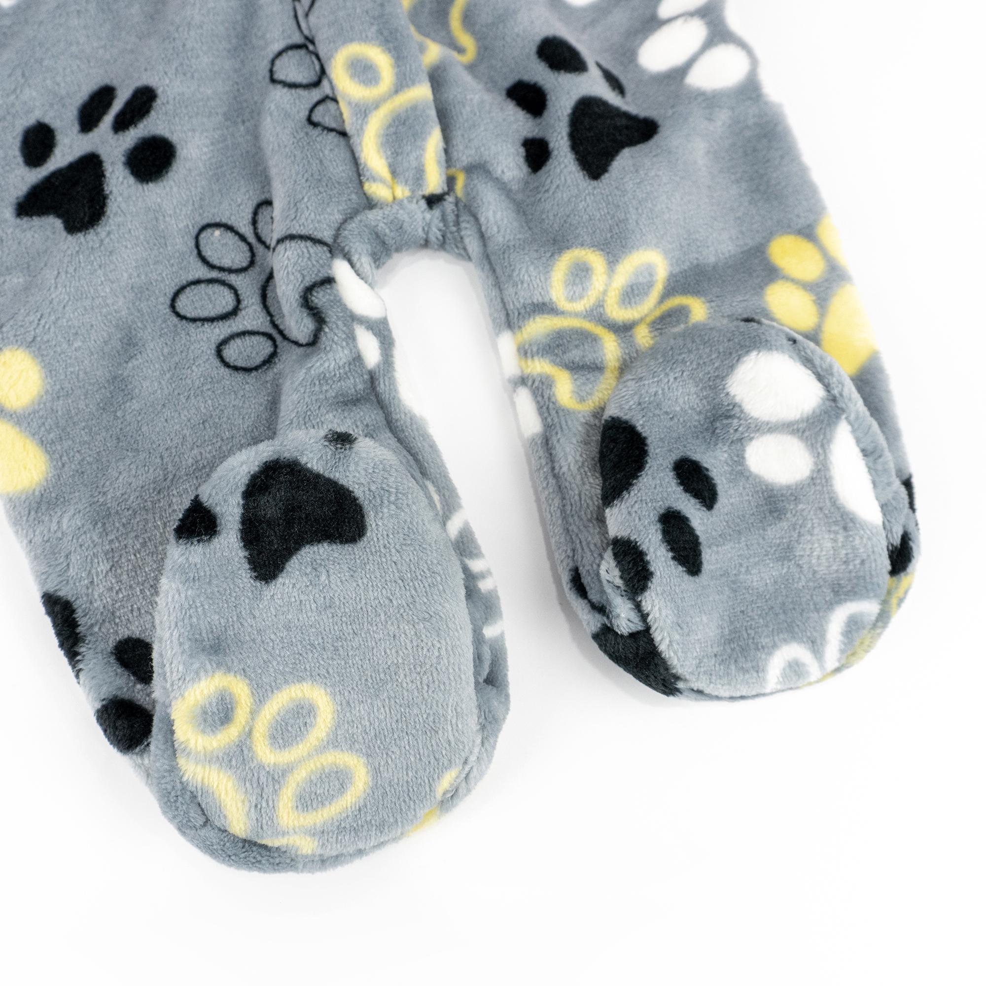 Комбинезон детский Dexter's Cute Paws теплый на молнии с капюшоном 74 см Серый (d12-20лп-ср) - фото 5 Комбинезон детский Dexter's Cute Paws теплый на молнии с капюшоном 74 см Серый (d12-20лп-ср) - фото 5