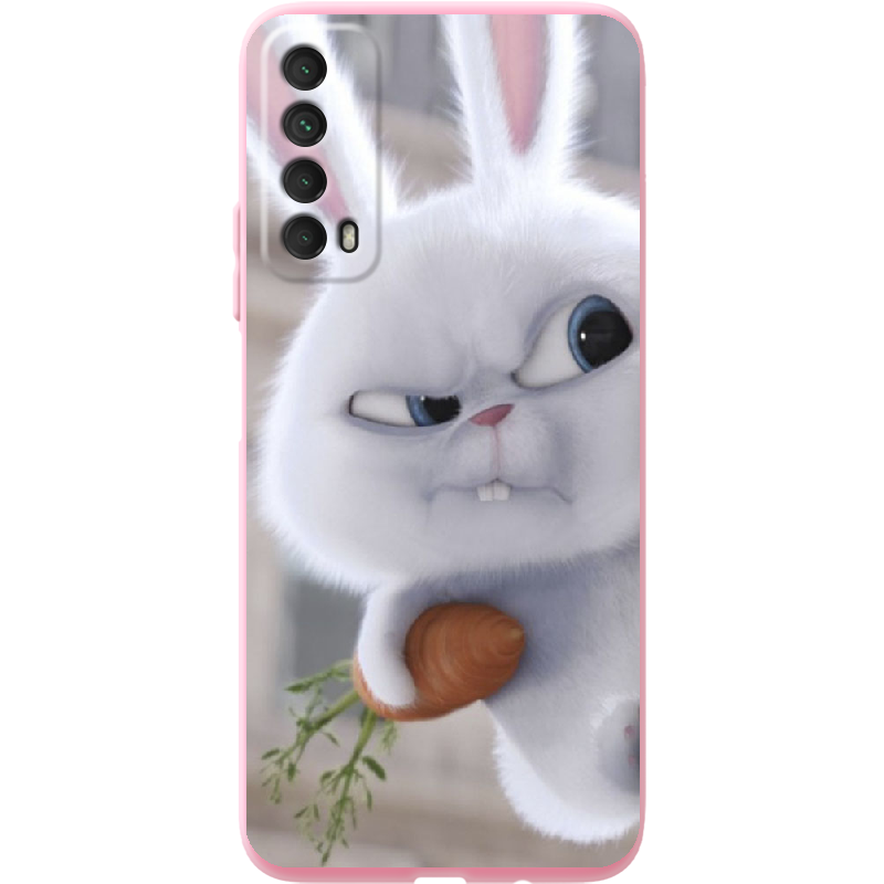 Чехол Boxface Huawei P Smart 2021 Rabbit Snowball Розовый силикон (41133-up1116-41821)
