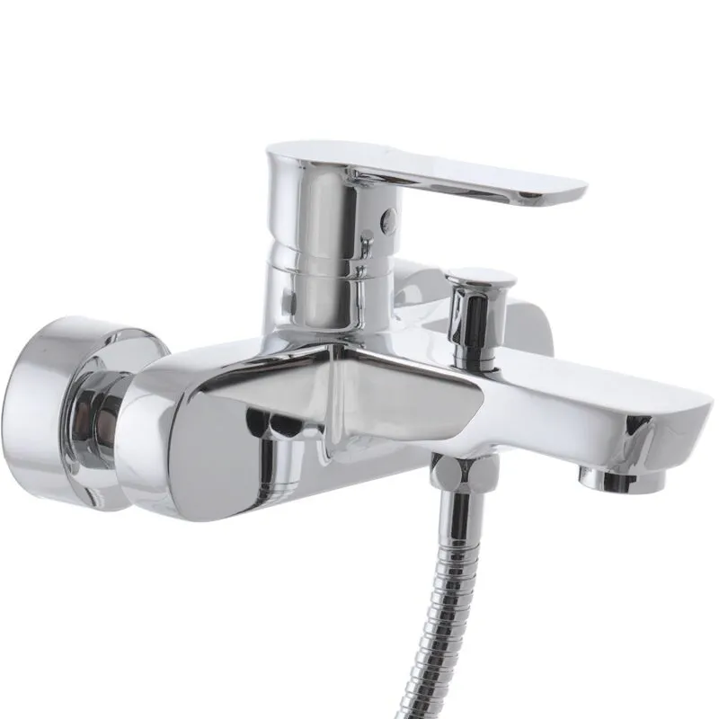 Смеситель для ванны Haiba Houston 009 из латуни Стальной (HB0231)