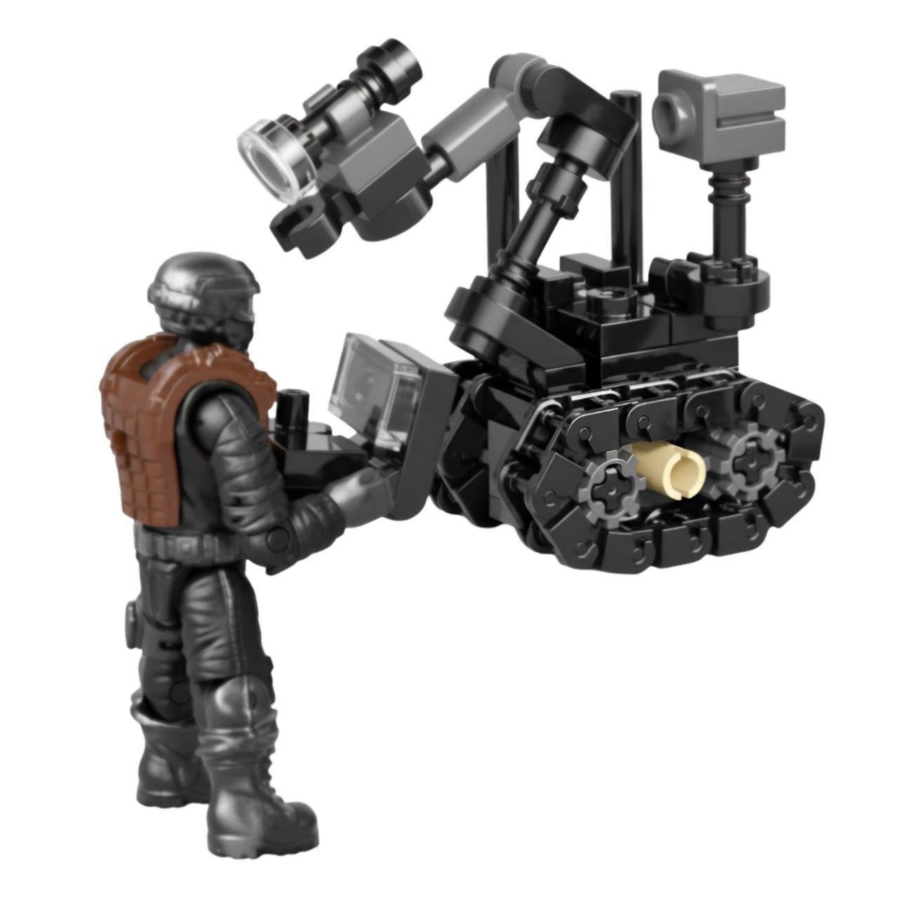 Конструктор военный KB 1129-7 с фигуркой-солдатом и оружием (30475607)