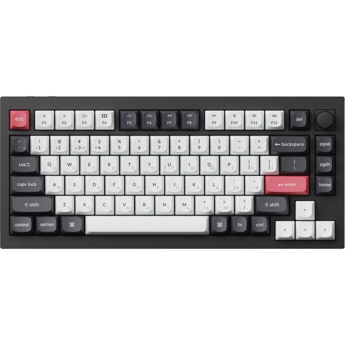 Клавиатура Keychron Q1 HE Bluetooth USB Type-C RGB Black (36693361)