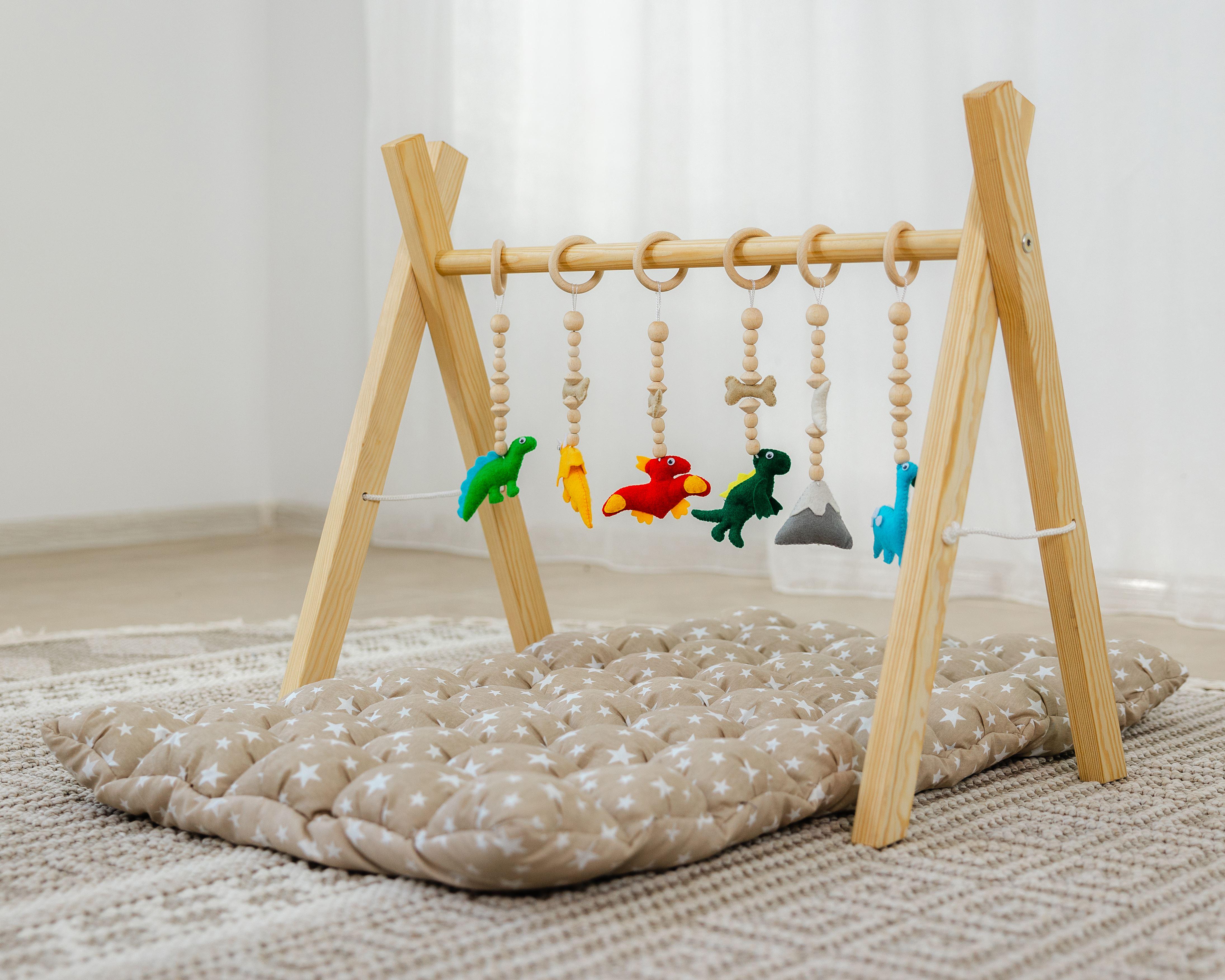 Мобиль детский напольный Динозаврики с матрасом Ловец снов (0002180)