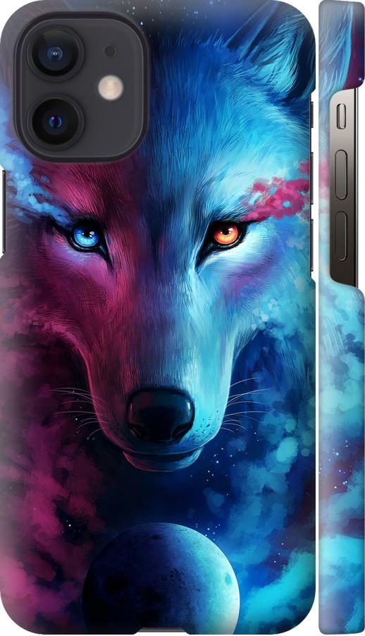 Чехол на iPhone 12 Mini Арт-волк (3999m-2071-42517)