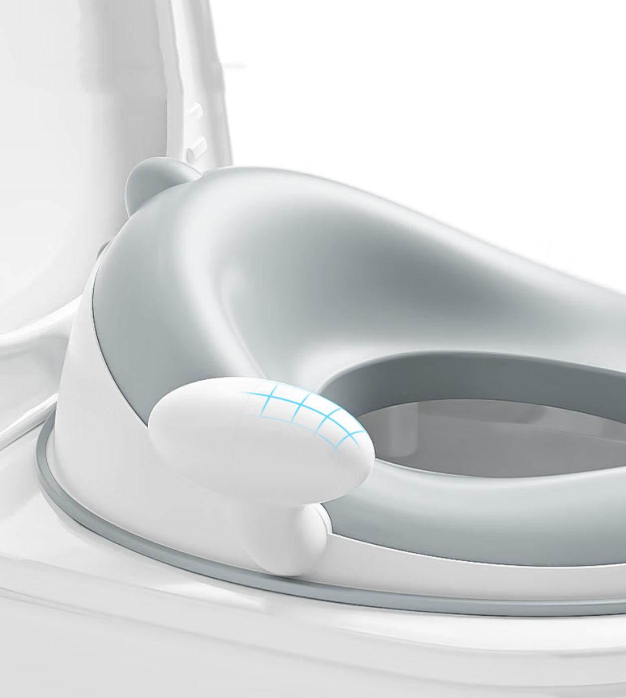 Накладка на унітаз Динозаврик з поліуретановим кільцем Babyhood BH-127G Сірий (29397308) - фото 5 Накладка на унітаз Динозаврик з поліуретановим кільцем Babyhood BH-127G Сірий (29397308) - фото 5