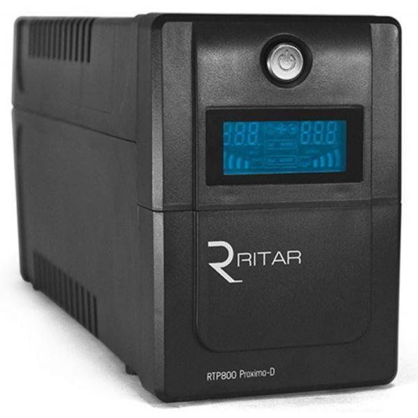 ДБЖ Ritar RTP800D 480W лінійно-інтерактивний ДБЖ Ritar RTP800D 480W лінійно-інтерактивний