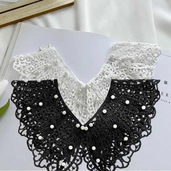 Кружевные воротники на платье/рубашку/блузку Разноцветный (C00910) - фото 3 Кружевные воротники на платье/рубашку/блузку Разноцветный (C00910) - фото 3