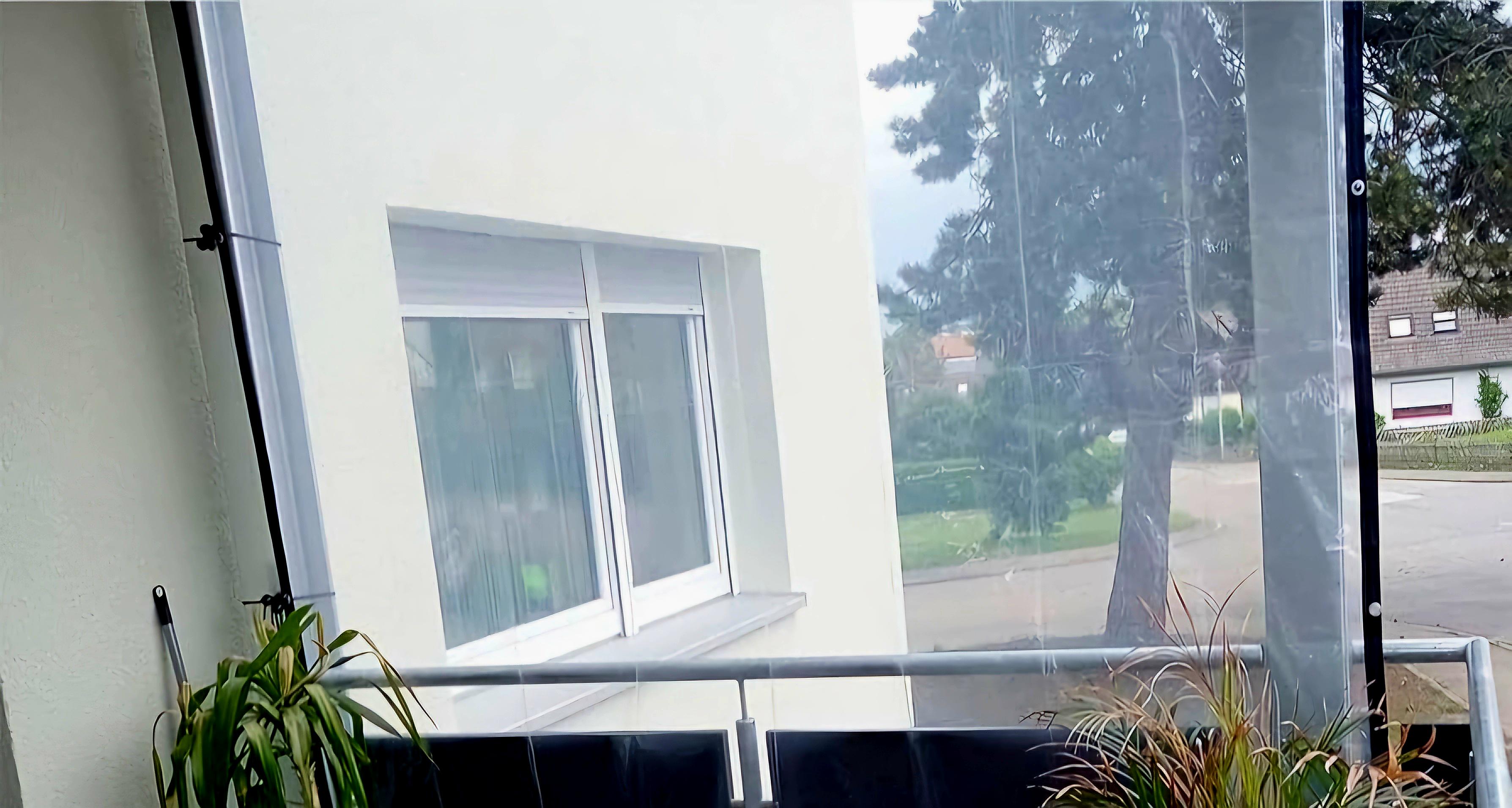 Тент ПВХ с люверсами 3х3 м Прозрачный (ПВХ-3х3) - фото 2 Тент ПВХ с люверсами 3х3 м Прозрачный (ПВХ-3х3) - фото 2