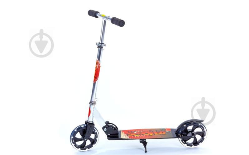 Самокат XINZ SCOOTER CA-200 Чорно-білий (AN0891)