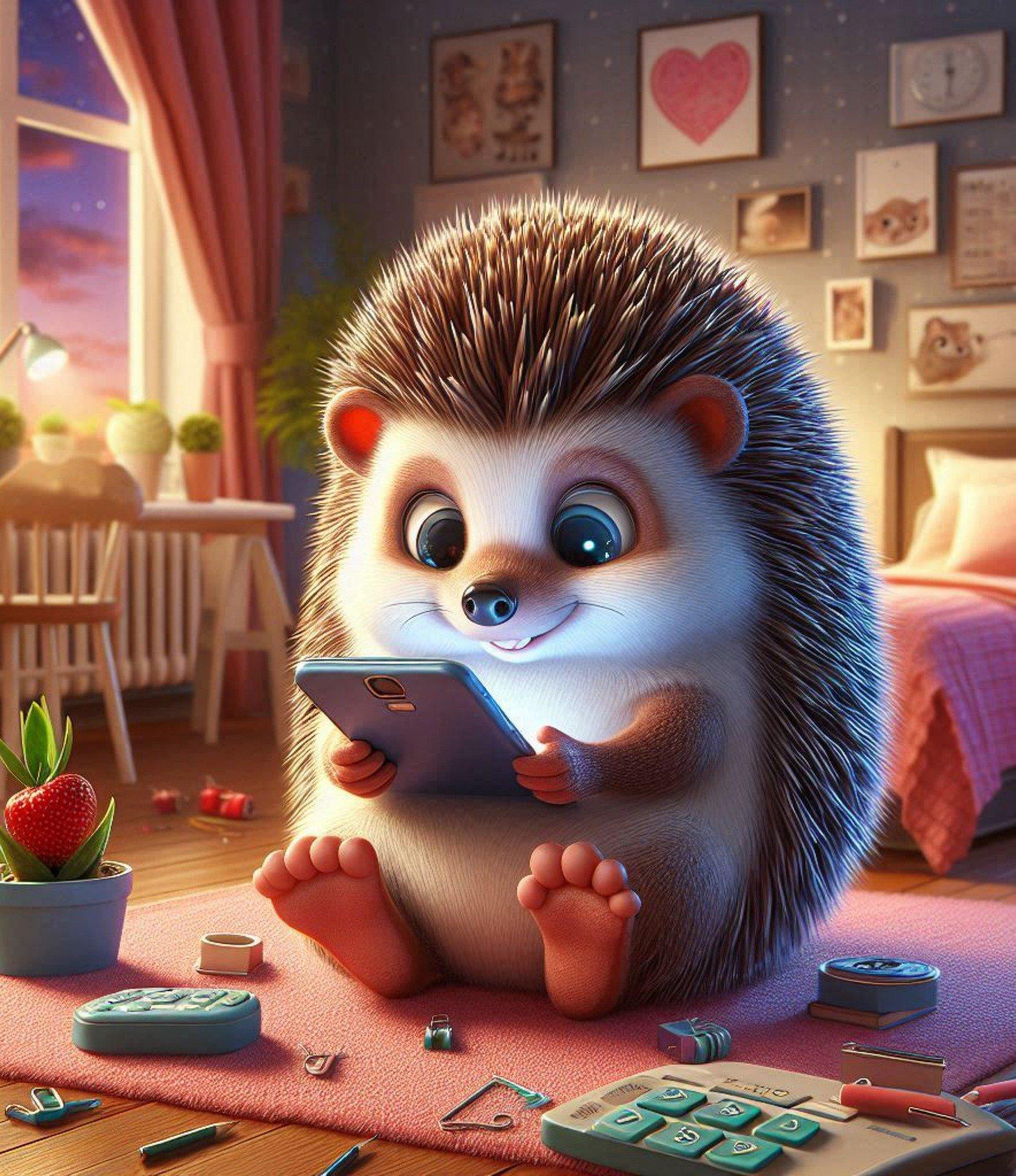 Пазл дерев'яний фігурний маленький їжачок А1 500+ ел.