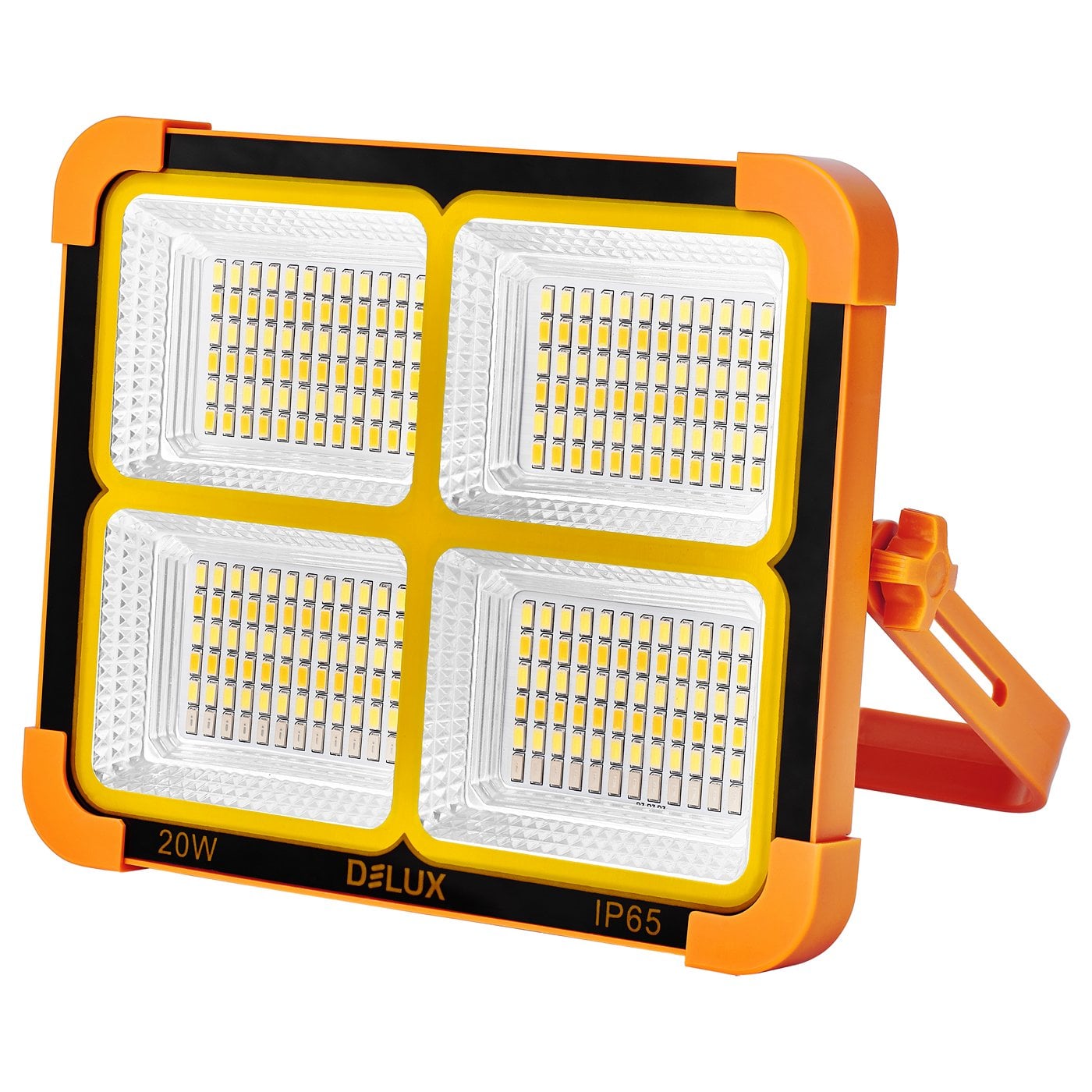 Світильник світлодіодний аварійний Delux REL-1041 3,7V 8000 mAh 288 LED 20 Вт IP65 215x185x50 мм (90023178)
