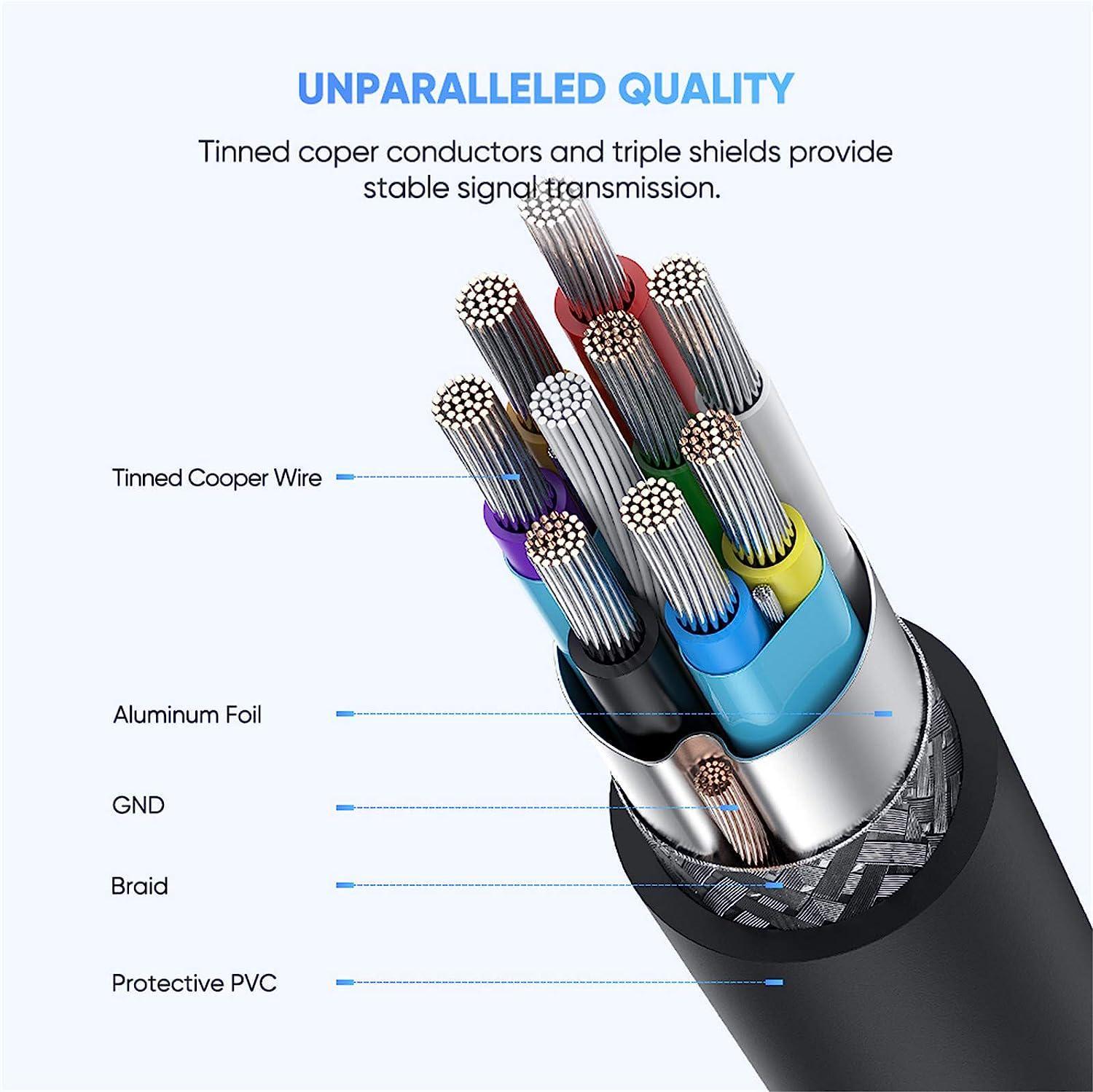Кабель для жестких дисков UGREEN Type-C-Micro USB Type-B 5 Гбит/с USB 3.0 A на Micro-B 1 м Черный (20103) - фото 2