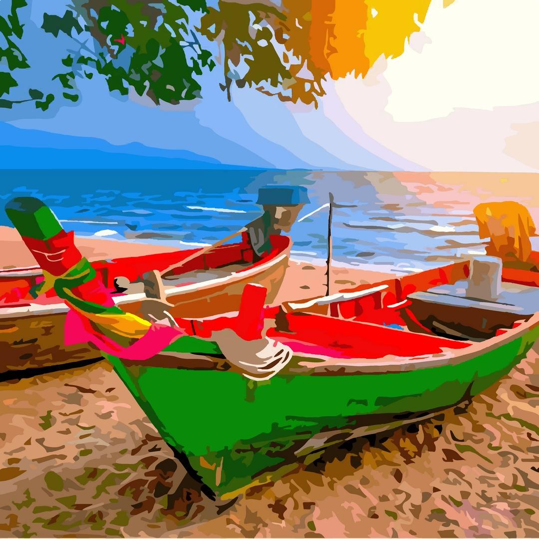 Картина по номерам ART CRAFT На побережье Таиланда 40x40 см Разноцветный (PM-194-K-143)