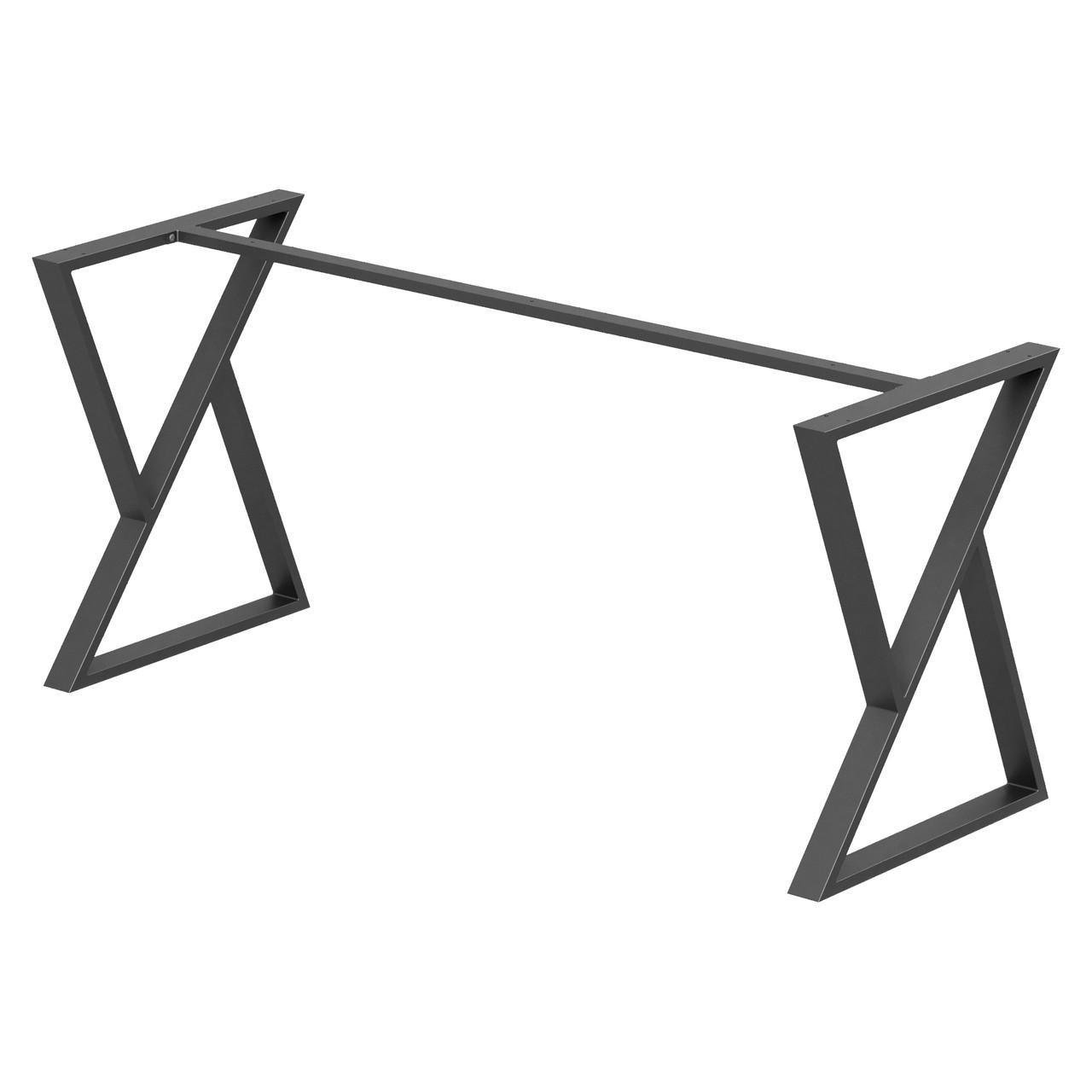 Каркас разборной для стола из металла Loft 1600х600х730 мм Черный (K1076-160) Каркас разборной для стола из металла Loft 1600х600х730 мм Черный (K1076-160)