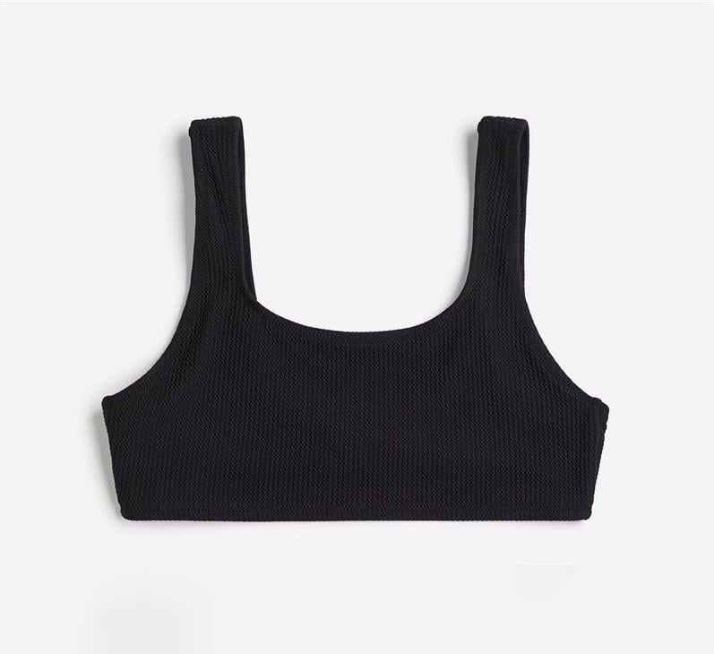 Купальный топ H&M 1123276 146-152 см Черный