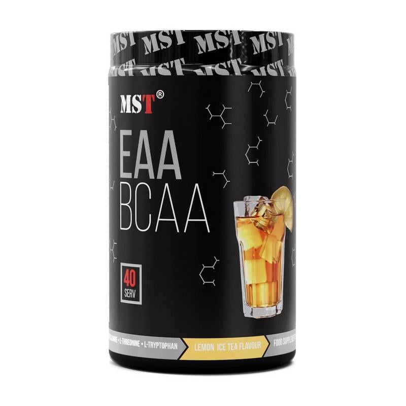 Аминокислоты без сахара MST BCAA&EAA zero 520 г Лимонный холодный чай
