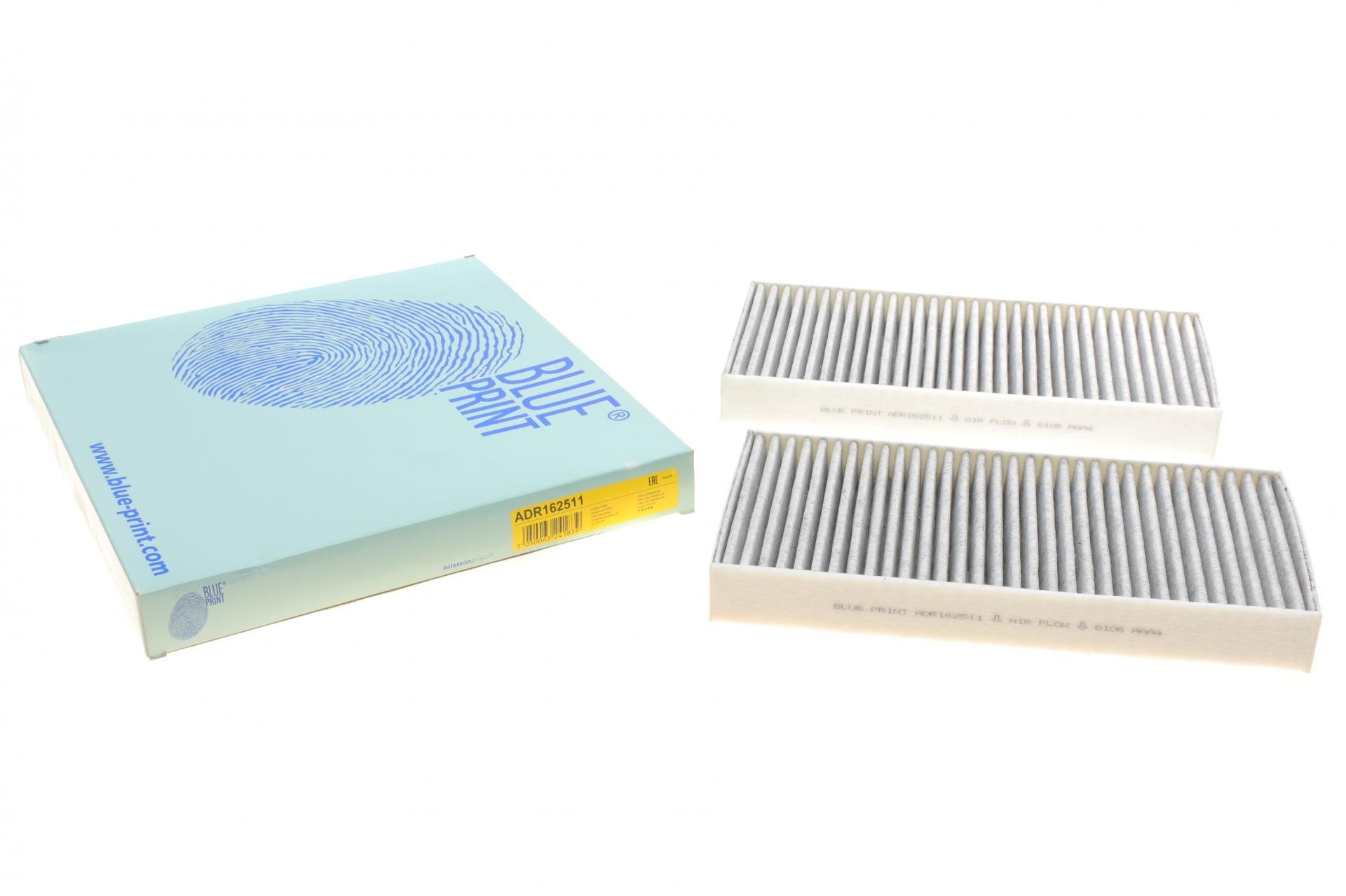 Фильтр салона BLUE PRINT для Renault LAguna III 07- угольный 2 шт. (ADR162511)