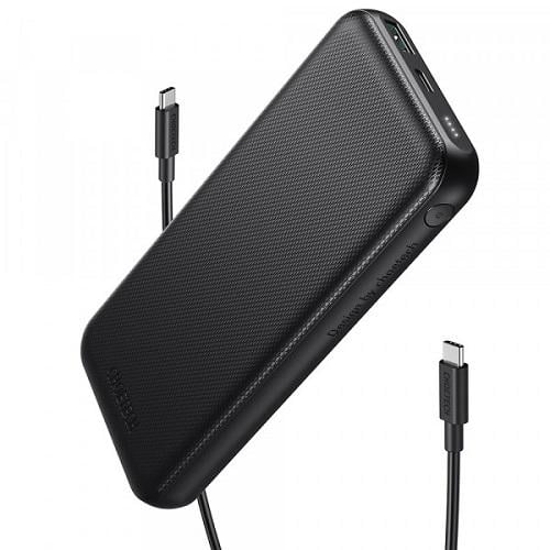 Повербанк Choetech B627-V3-CC-BK 10000 mAh 18 W PD QC3,0 USB-C In out USB-A Li-pol Чорний (573248) - фото 3