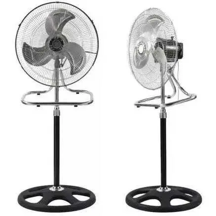 Вентилятор Wimpex 1807 3в1 с 3 скоростями Черно-серебристый - фото 5