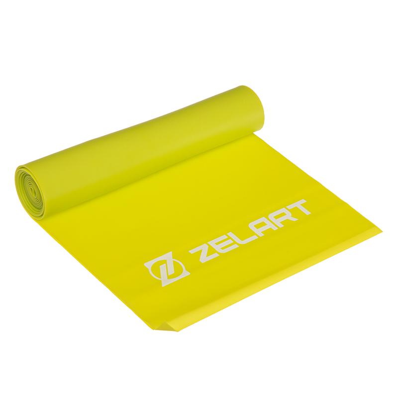 Стрічка для фітнесу та йоги FI-6219 Салатовий (56363065)