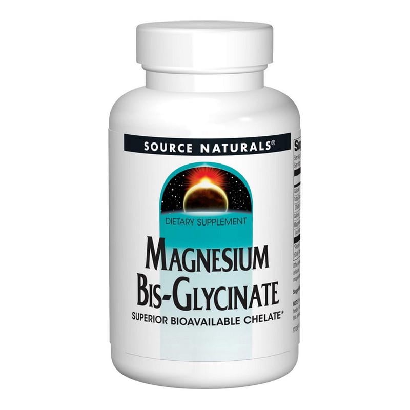 Магній Source Naturals Magnesium Bisglycinate 60 табл. (22754-01)