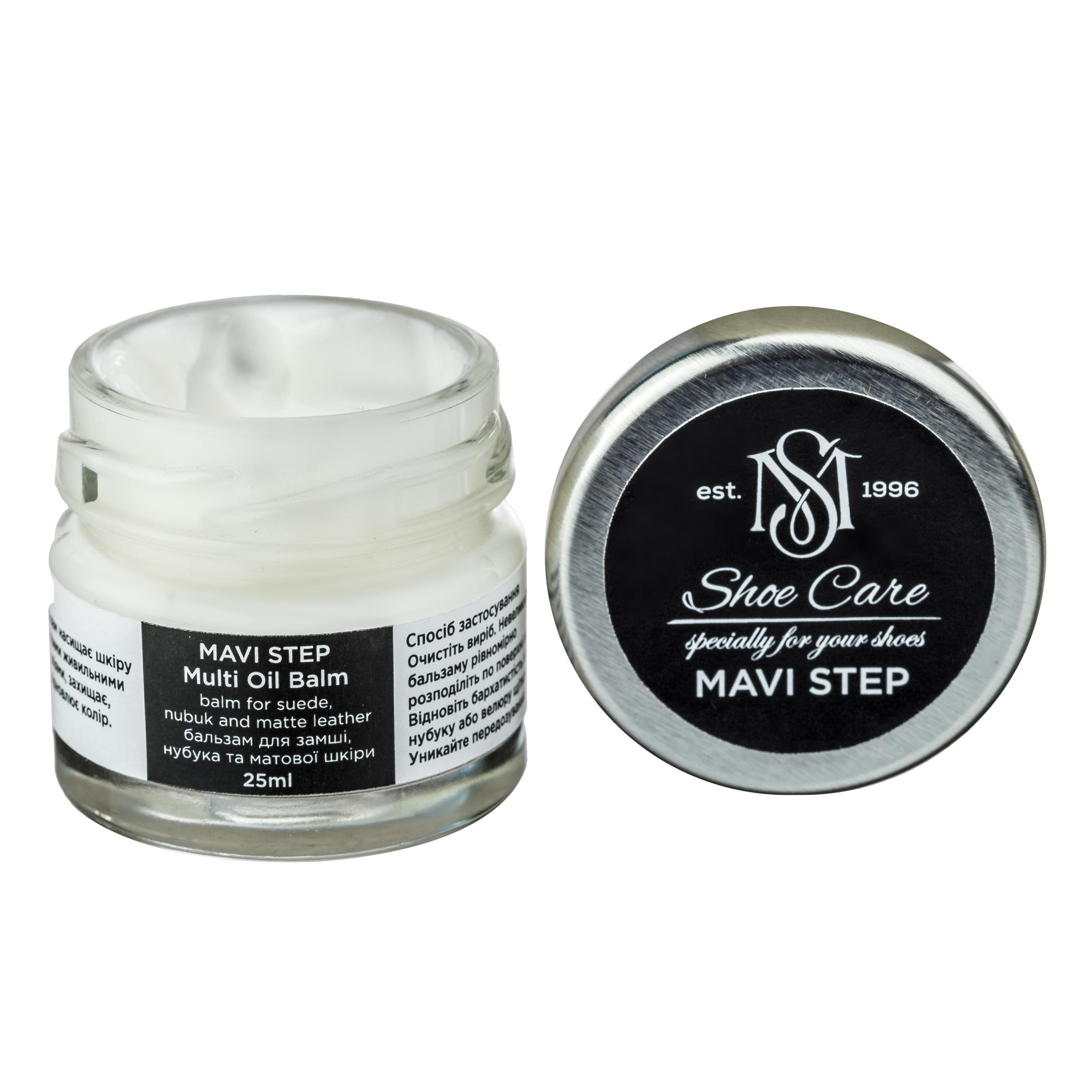 Краска бальзам для замши и нубука Mavi Step Multi Oil Balm 25 мл Бесцветный (E07/00/025)