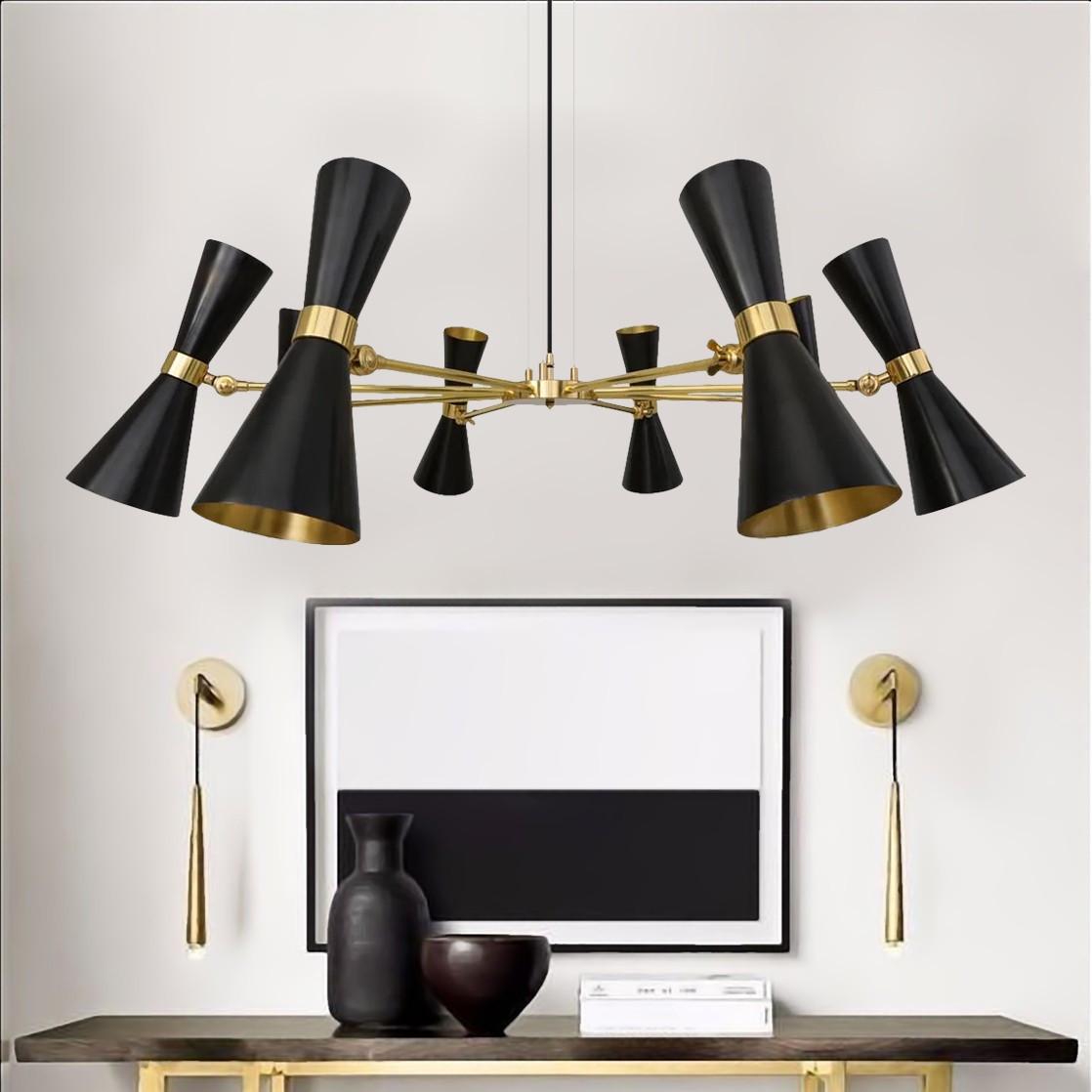 Люстра Chalice LED 8P 95x55 Black (4457801)