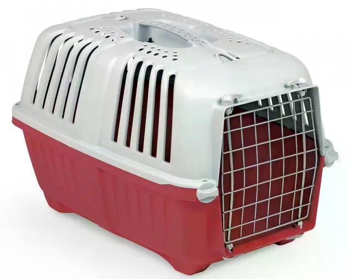 Переноска MPS Pratico1 Metal до 12 кг 48х31,5х33 см Червоний