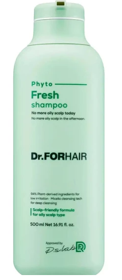 Шампунь мицеллярный для жирной кожи Dr.FORHAIR Phyto Fresh 500 мл