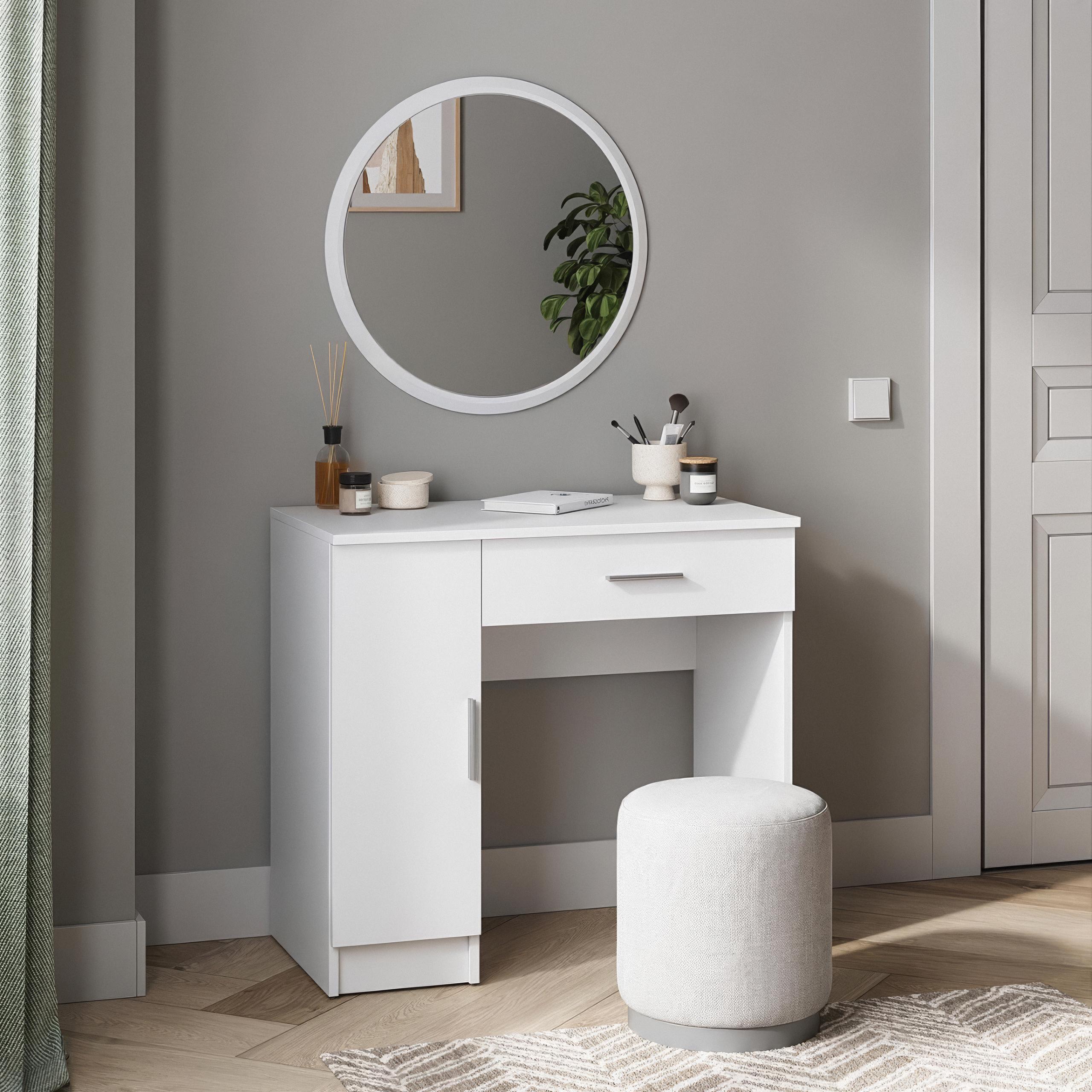 Туалетний стіл F-61 802х443х740 мм Білий Туалетний стіл F-61 802х443х740 мм Білий