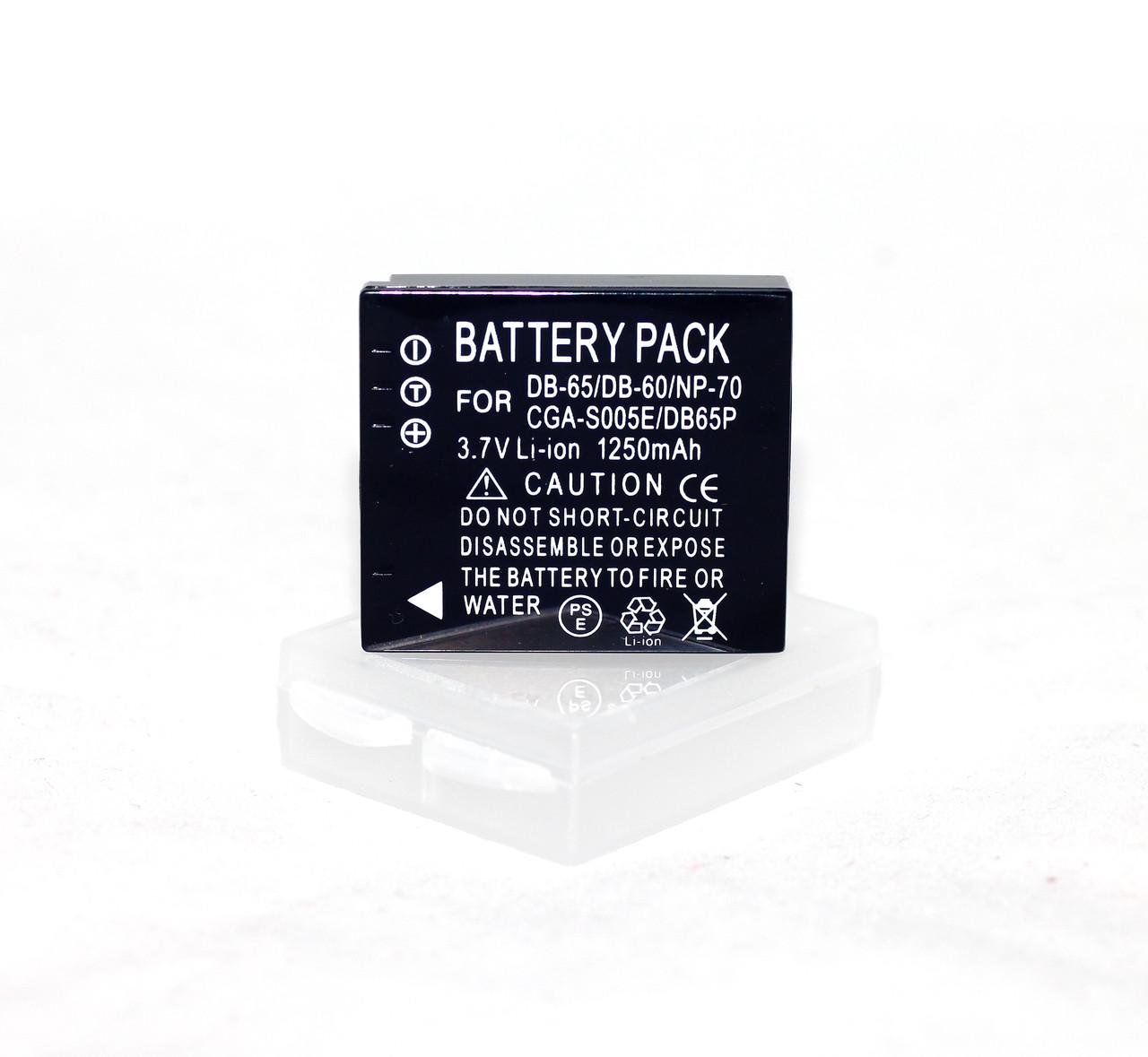 Акумулятор для камер Pentax D-Li106 DMW-BCC12 CGA-S005E BP-DC4 NP-70 DB-60 IA-BH125C аналог 1250 ma - фото 1 Акумулятор для камер Pentax D-Li106 DMW-BCC12 CGA-S005E BP-DC4 NP-70 DB-60 IA-BH125C аналог 1250 ma - фото 1