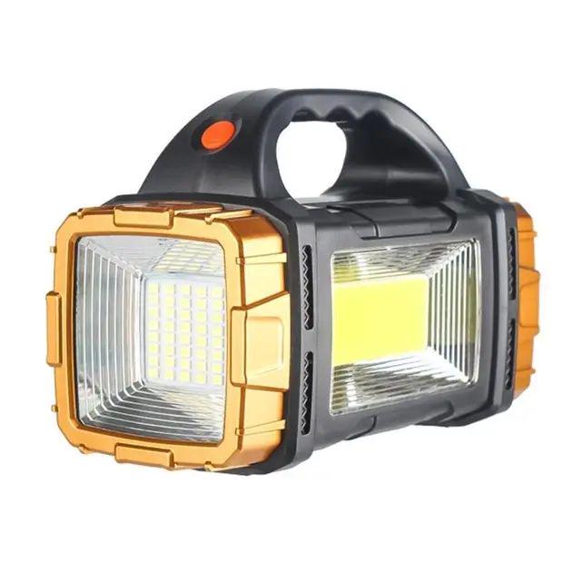 Фонарь ручной GL-2289 25 Вт 1000 люмен 1500 mAh с солнечной панелью/боковой лампой и повербанком (opt-15207)