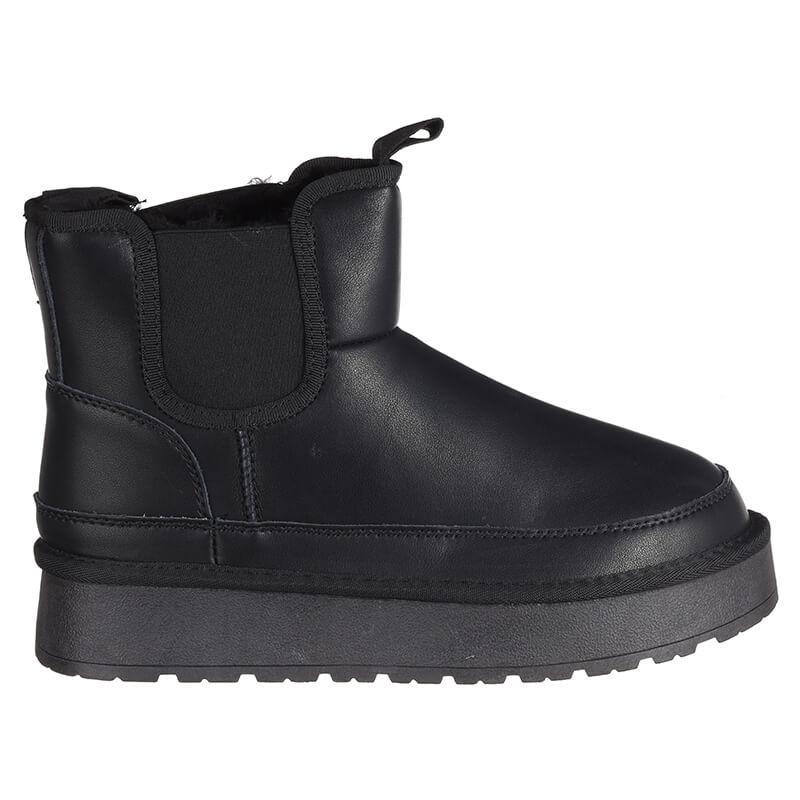 Угги женские Hengji 2302-5 кожаные р. 39 Черный (80031) - фото 3