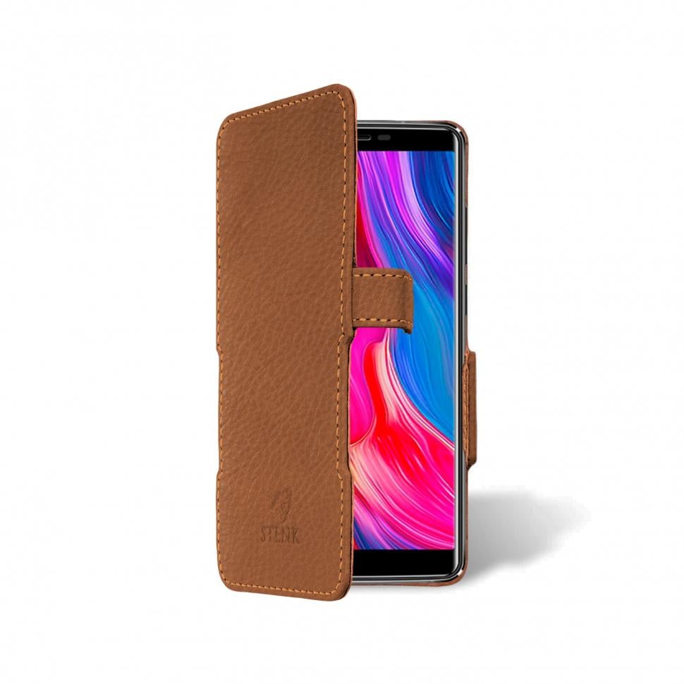 Чехол книжка Stenk Prime для Oukitel K8 Коричневый (63668)