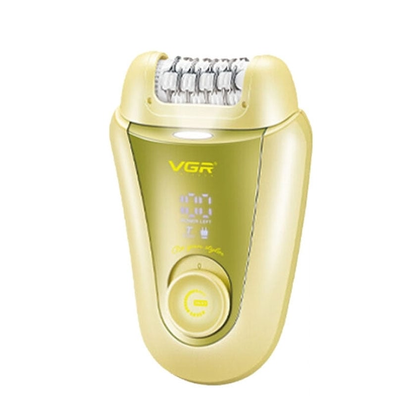 Эпилятор VGR V-758 аккумуляторный 2in1 Yellow (tf7275)