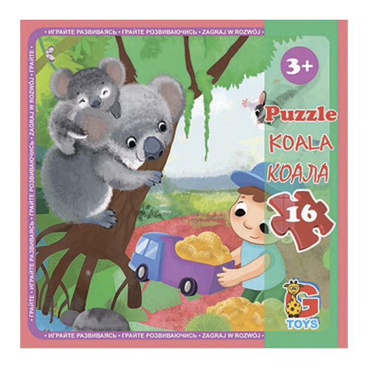 Пазл Зоопарк Коала 16 элементов 21х20 см Пазл Зоопарк Коала 16 элементов 21х20 см