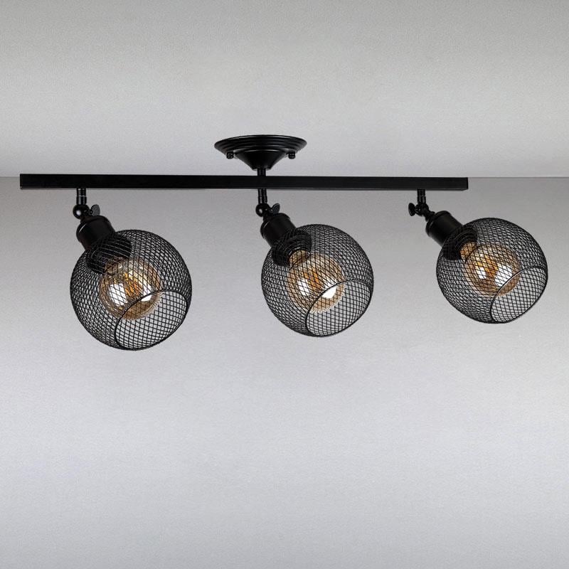 Люстра потолочная лофт Light House LS-14023F-3 BK Черный Люстра потолочная лофт Light House LS-14023F-3 BK Черный