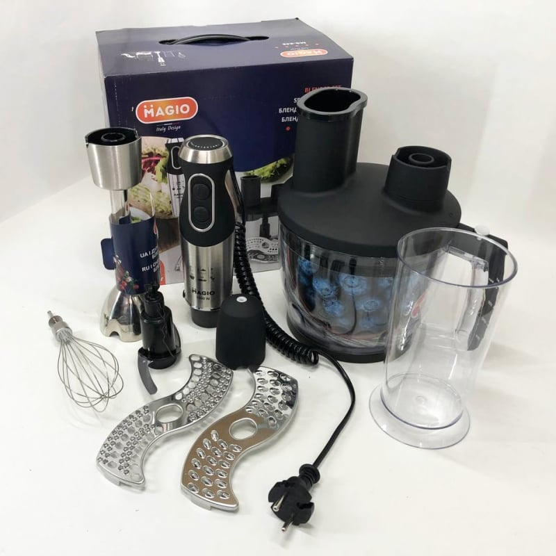Блендер стационарный Magio MG-642 1500 Вт 4в1 с турборежимом Черный (GR-05336)