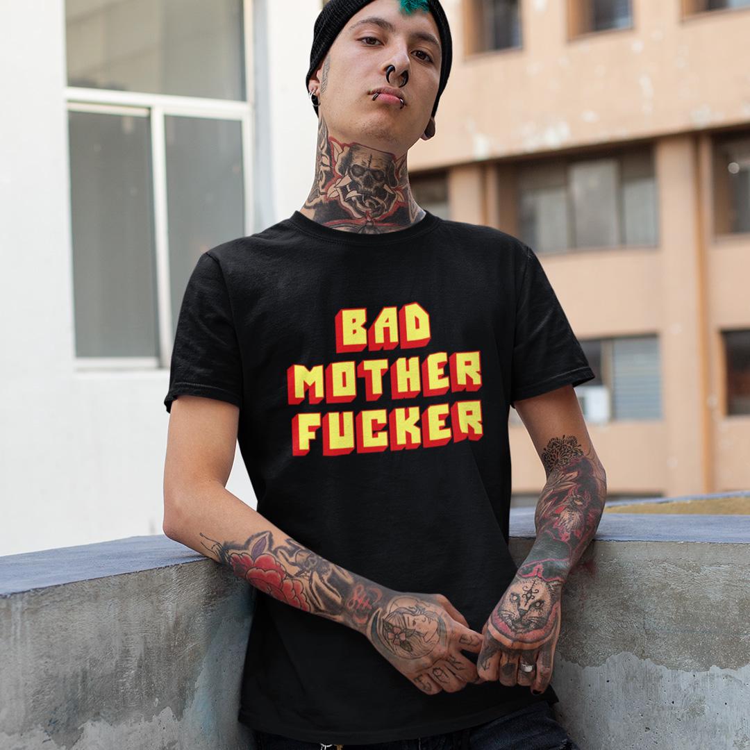 Футболка унисекс Pulp Fiction Bad Mother Fucker M Черный (0000014209)
