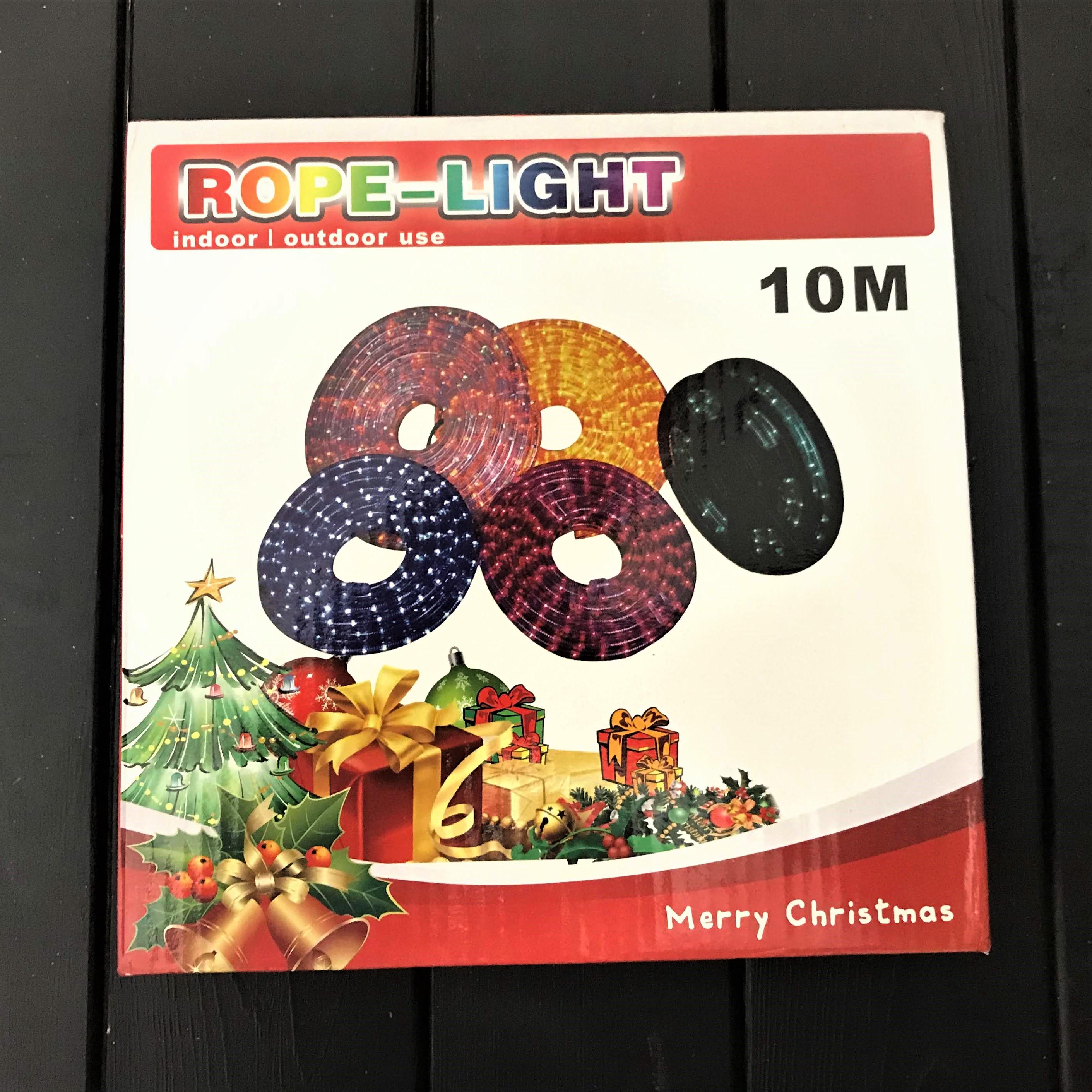 Светодиодная гирлянда Дюралайт уличный LED 10 м с контролером 220V Золотой - фото 3