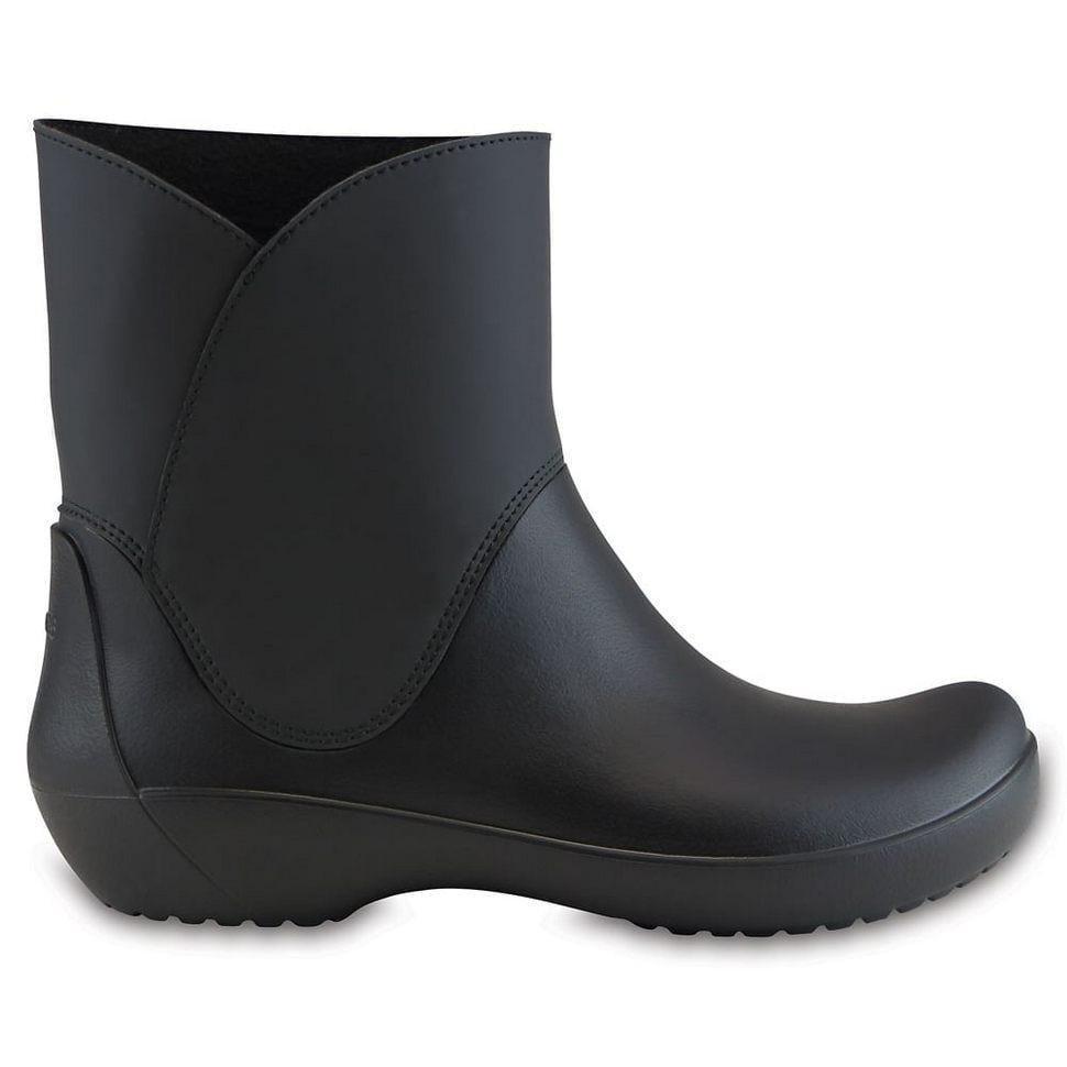 Чоботи жіночі гумові Crocs Rainfloe Boots р. 35 Чорний (9673) - фото 4 Чоботи жіночі гумові Crocs Rainfloe Boots р. 35 Чорний (9673) - фото 4