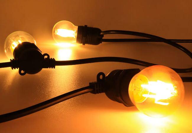 Гирлянда уличная с лампами 10 м (1754910)