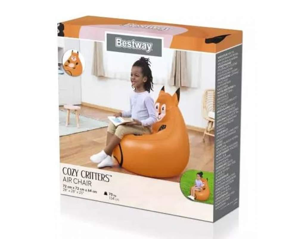 Кресло надувное Bestway Лиса 72х72х72 см (75116) - фото 4 Кресло надувное Bestway Лиса 72х72х72 см (75116) - фото 4